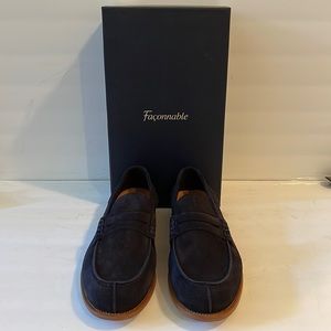 FACONNABLE - Best Quality Suede Loafers - New in Box - Made in Italy